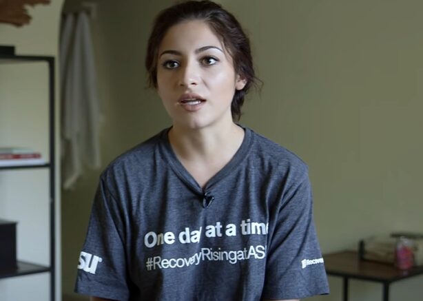 HookedRx: From Prescription to Addiction 1 Marisa Rodriguez speaking in HookedRx