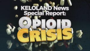 Introduction image that says "Keloland News Special Report: Opioid Crisis"